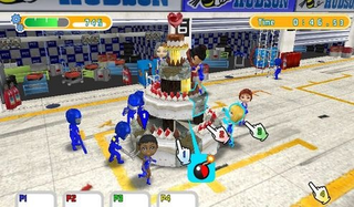 Illustration for article titled Pit Crew Panic – Girls in Miniskirts Fixing Giant Toilets